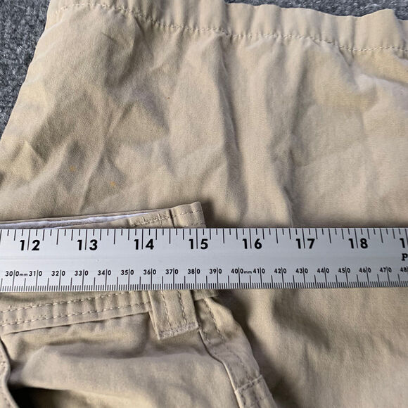 Vintage O'Neill Trousers Y2K Utility Outdoor Pants Khaki Beige Women’s 10 (30x30 - Picture 13 of 16